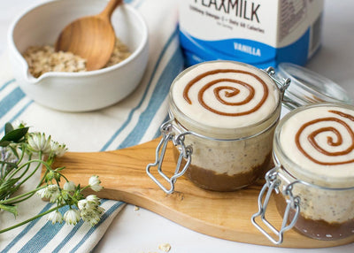 Cinnamon Roll Overnight Oats
