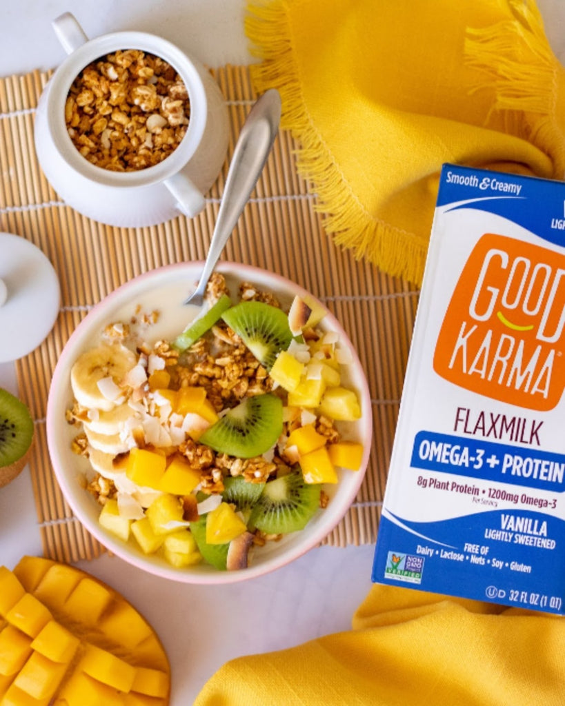 Tropical Granola Breakfast Parfait Good Karma Foods