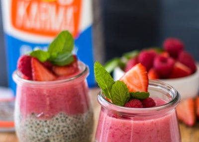 Layered Berry Chia Pudding
