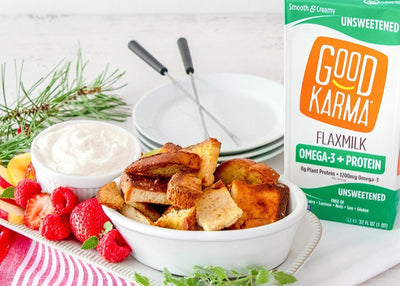 French Toast Fun-Due with Coconut Cream Dip