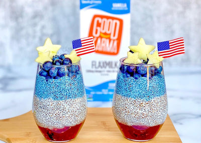 Patriotic Chia Seed Pudding