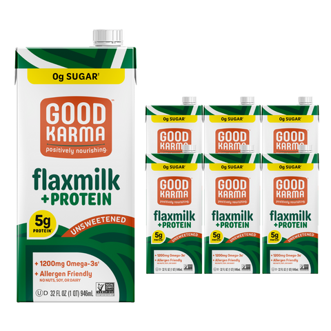 Unsweetened Flaxmilk + Protein