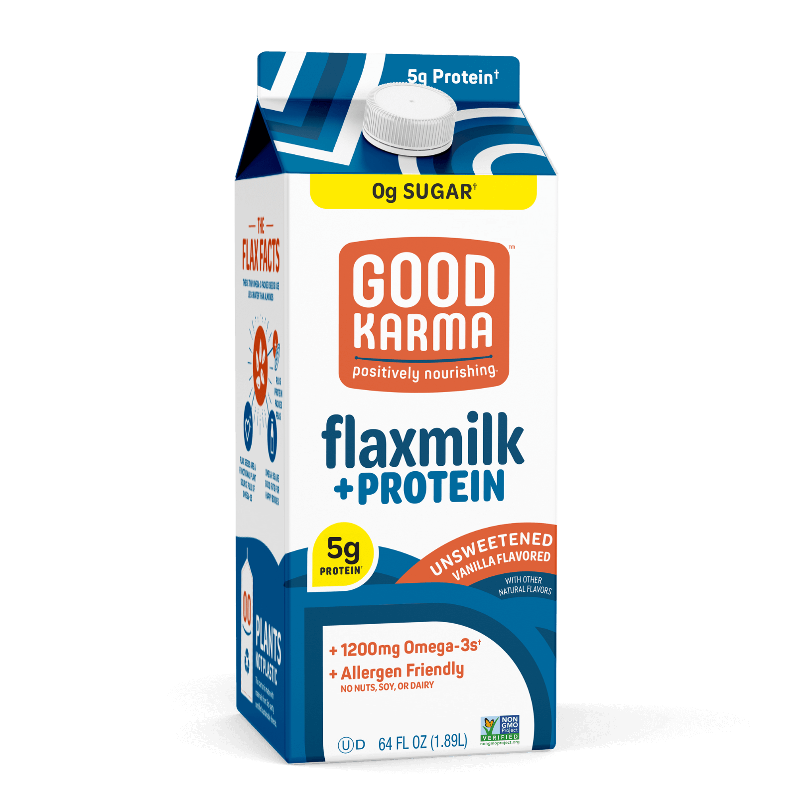 Unsweetened Vanilla Flaxmilk + Protein