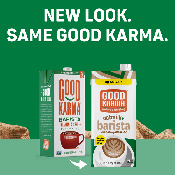 Oatmilk+ Barista Blend Good Karma Foods