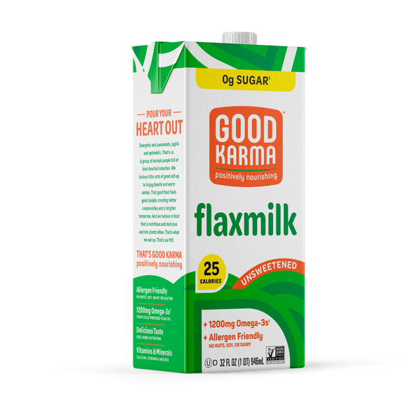 Unsweetened Flaxmilk Good Karma Foods