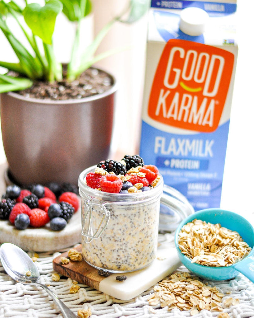 Triple Berry Overnight Oats Good Karma Foods 8777