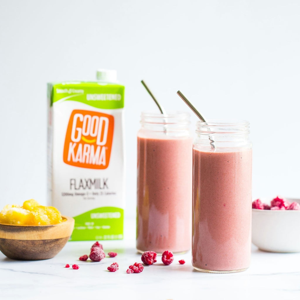 Raspberry Mango Smoothie – Good Karma Foods