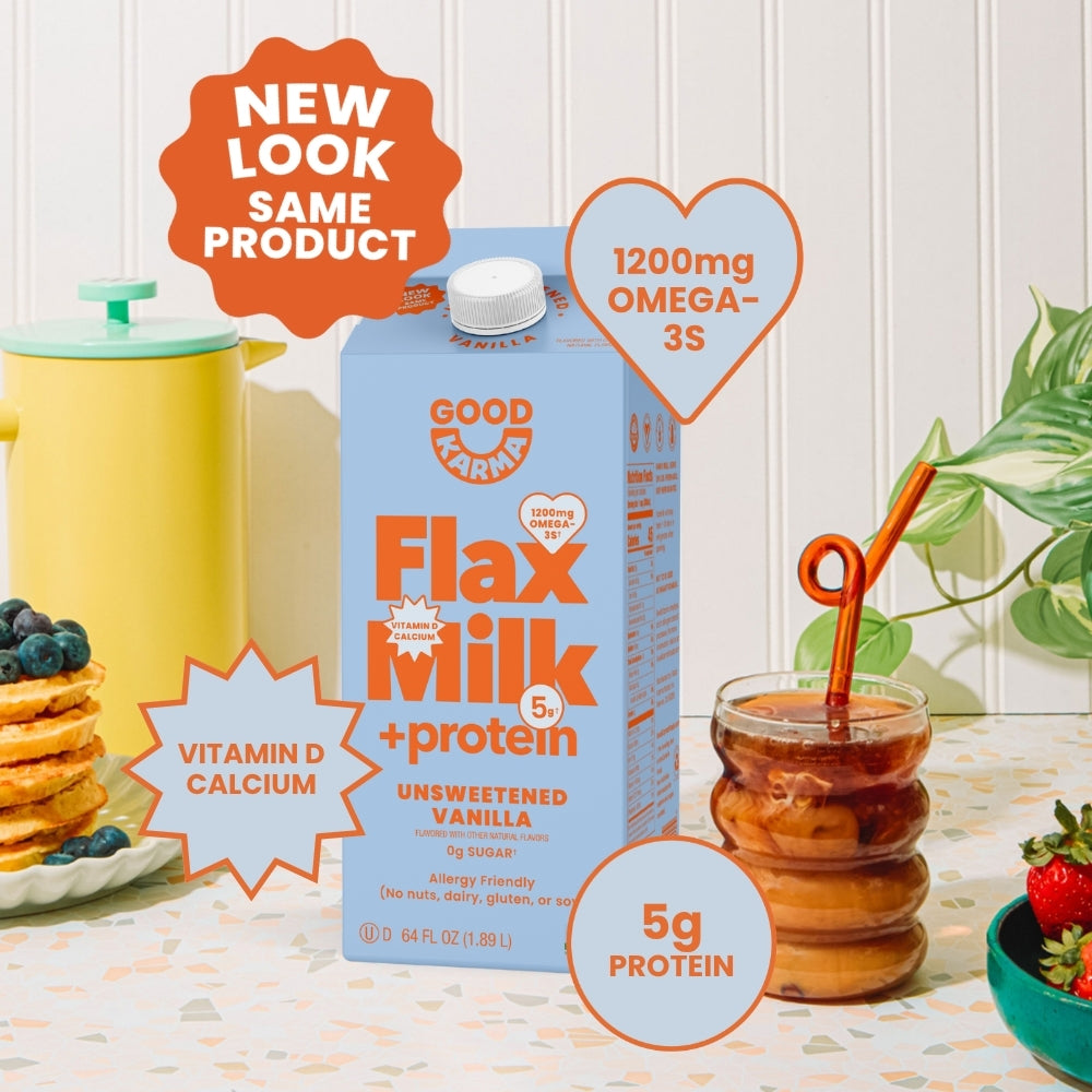 Unsweetened Vanilla Flaxmilk + Protein