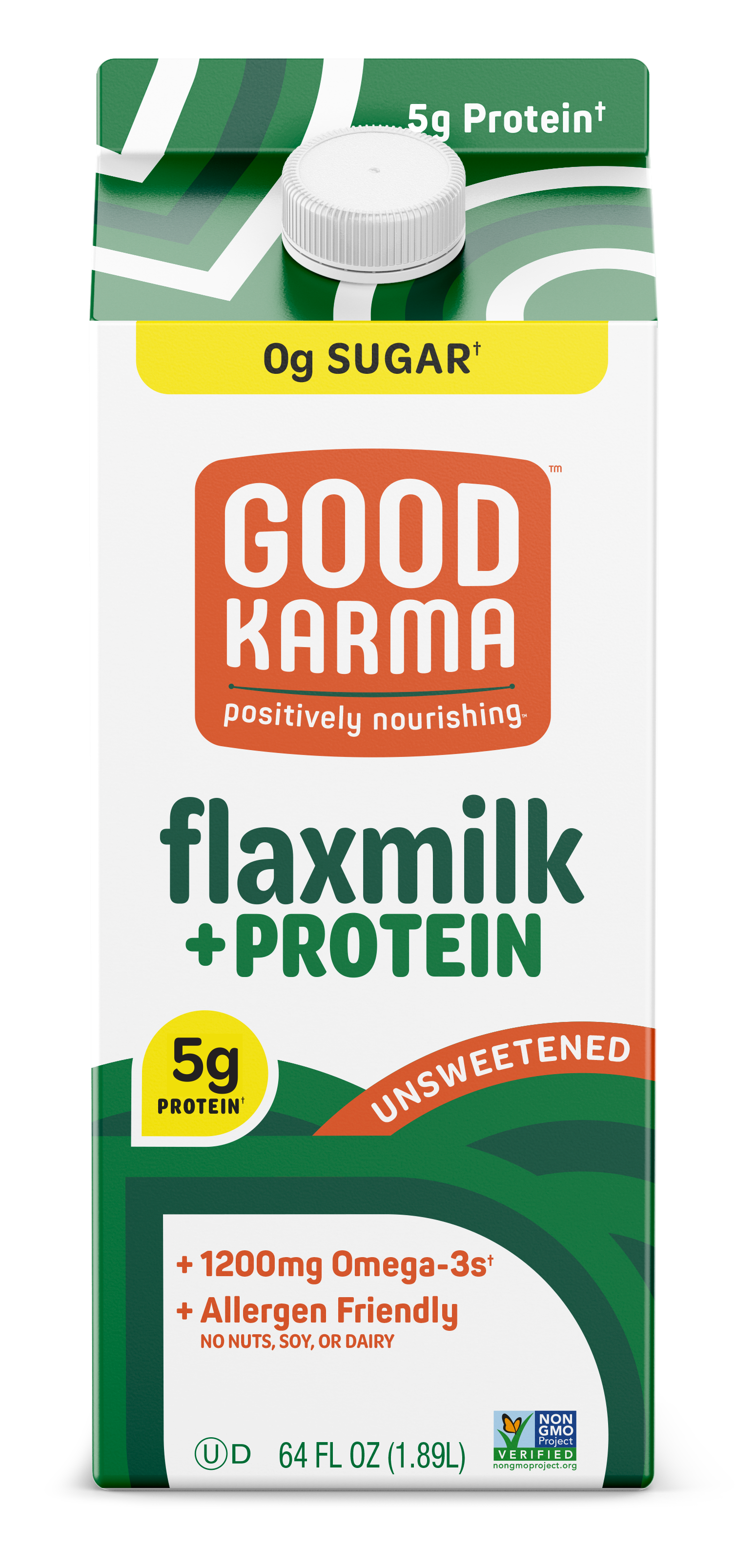 Unsweetened Flaxmilk + Protein