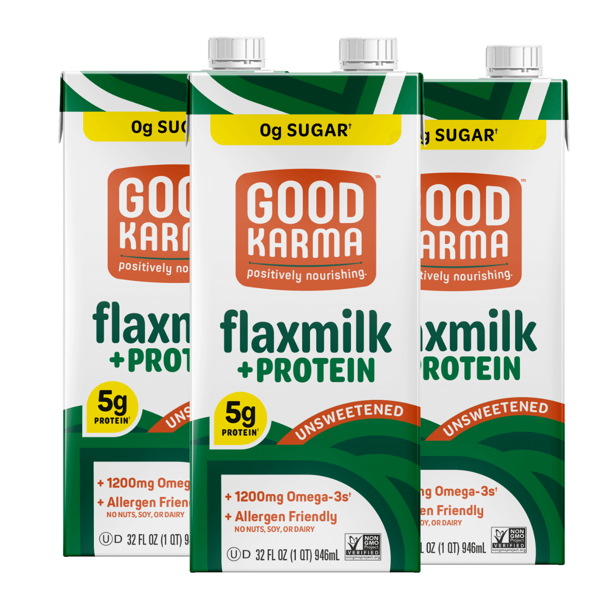 Unsweetened Flaxmilk + Protein