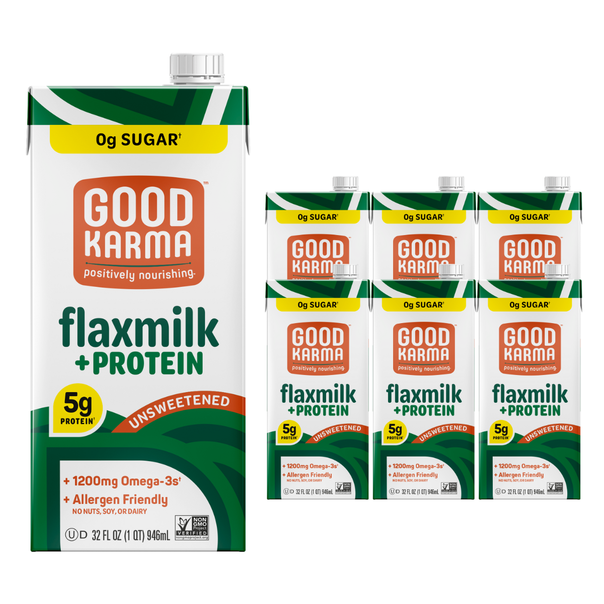 Unsweetened Flaxmilk + Protein