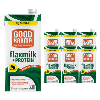 Unsweetened Flaxmilk + Protein