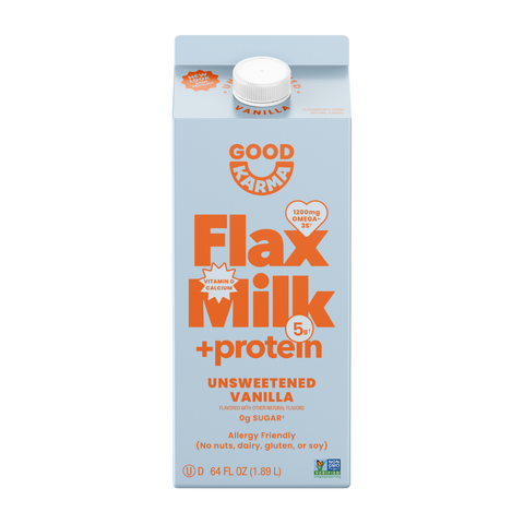 Unsweetened Vanilla Flaxmilk + Protein
