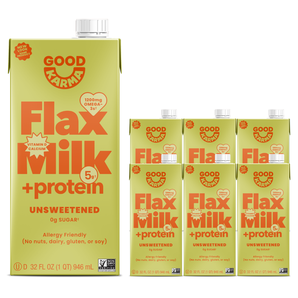Unsweetened Flaxmilk + Protein