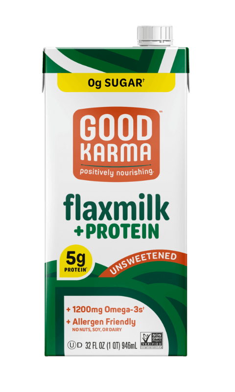 Unsweetened Flaxmilk + Protein