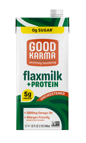 Unsweetened Flaxmilk + Protein