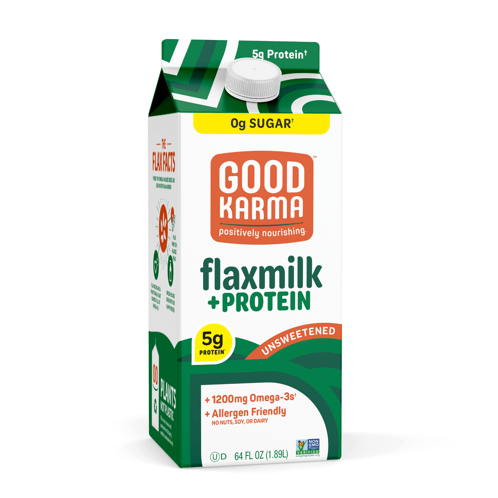 Unsweetened Flaxmilk + Protein