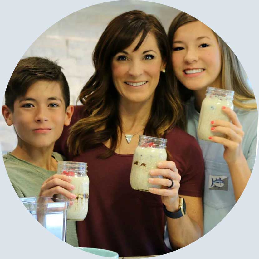 Nicole Dawson and family drink Good Karma