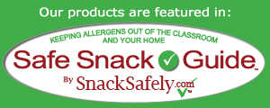 Our Products are featured in the Safe Snack Guide